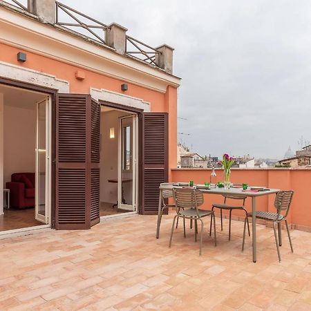Apartment With Terrace In Via Del Pellegrino - FromhometoRom Exterior foto