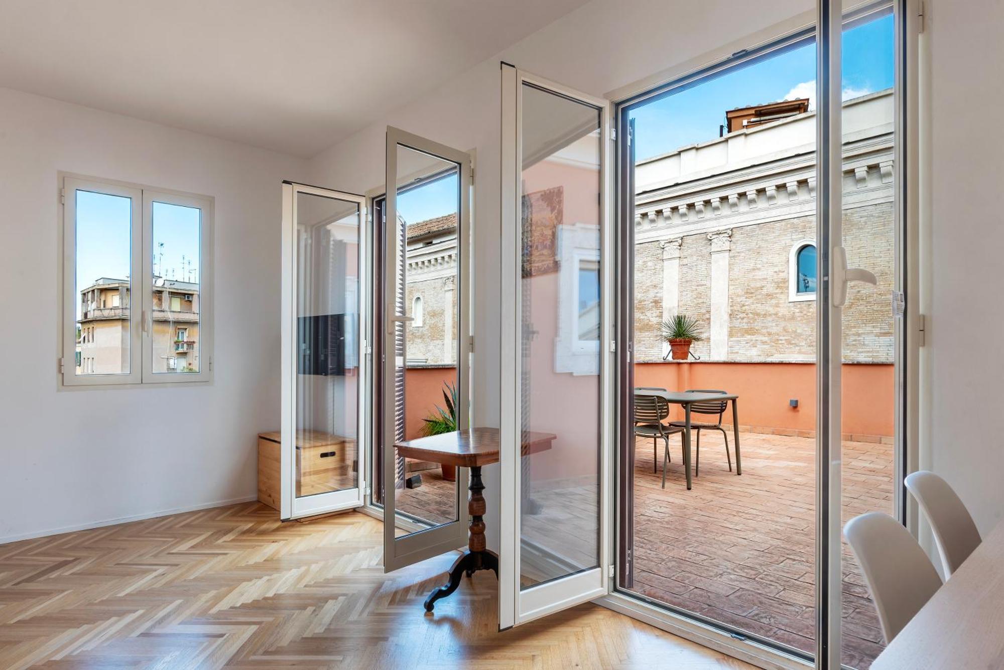 Apartment With Terrace In Via Del Pellegrino - FromhometoRom Exterior foto