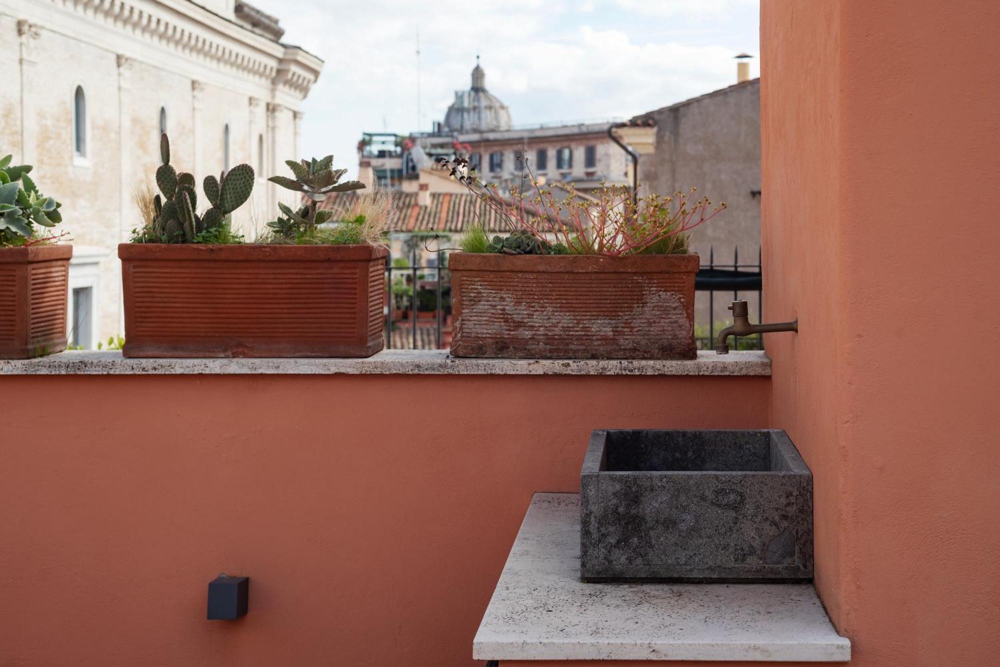 Apartment With Terrace In Via Del Pellegrino - FromhometoRom Exterior foto
