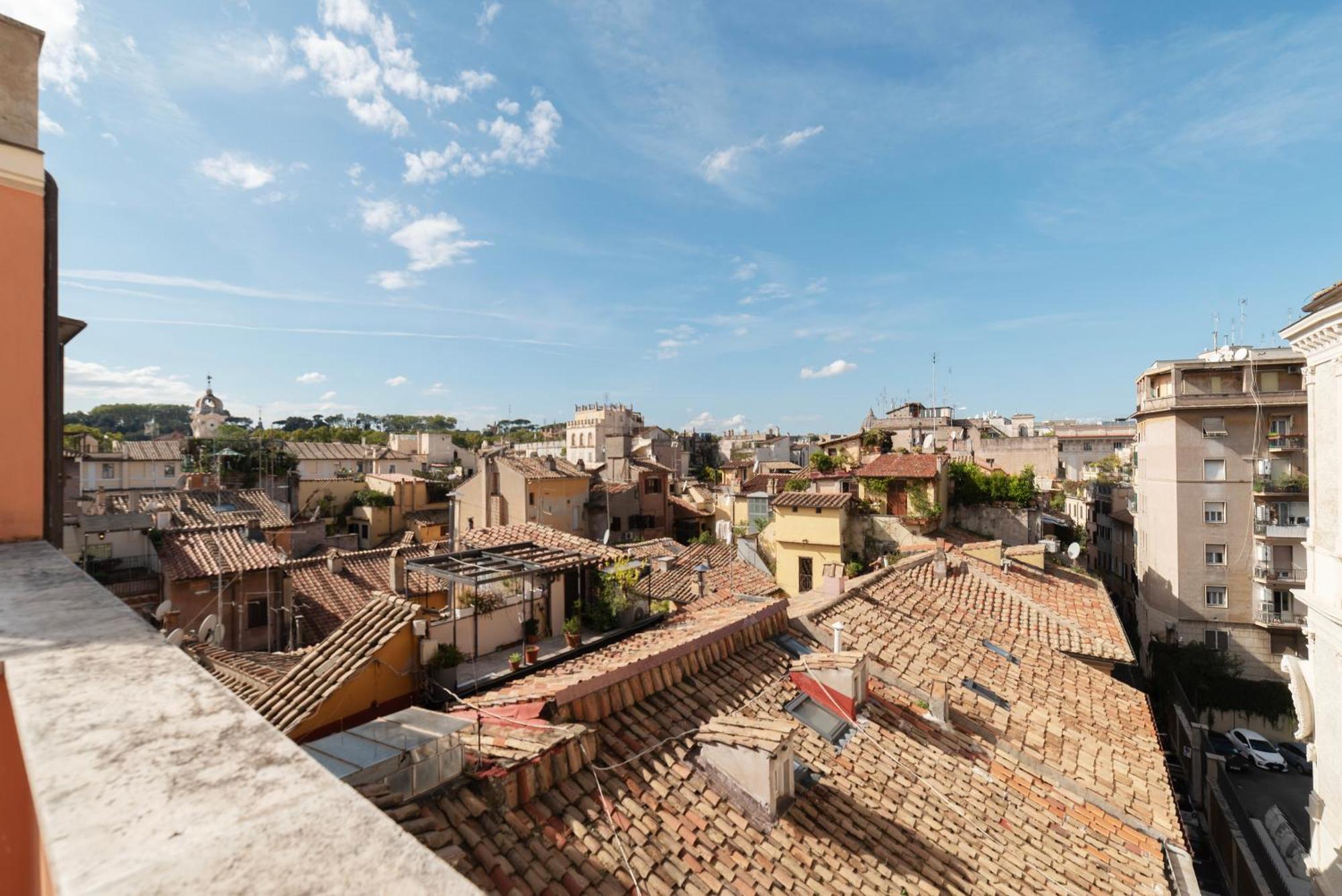 Apartment With Terrace In Via Del Pellegrino - FromhometoRom Exterior foto